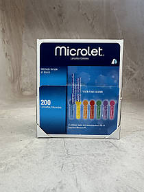 Ланцети універсальні Microlet (Микролет) Сontour Plus, 200 шт.