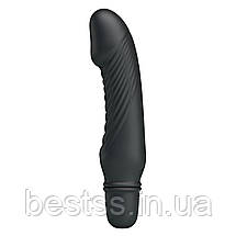 Вібратор невеликого розміру для стимуляції точки G c 10 режимами вібрації Pretty Love Stev Black – насолода у компактному форматі!, фото 3