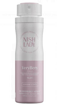 Дезодорант аерозольний NishLady №1 VeryBery