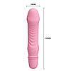Вібратор невеликого розміру для стимуляції точки G c 10 режимами вібрації Pretty Love Stev Light Pink, фото 8