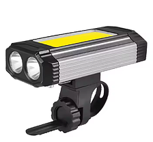 Велоліхтар потужний універсальний вело та ручний ліхтар з магнітом та PowerBank BIKE501 акумуляторний 7 режимів, фото 2