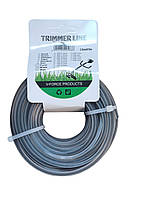 Волосінь для тримера армована "квадрат" 3.5 мм*15 м