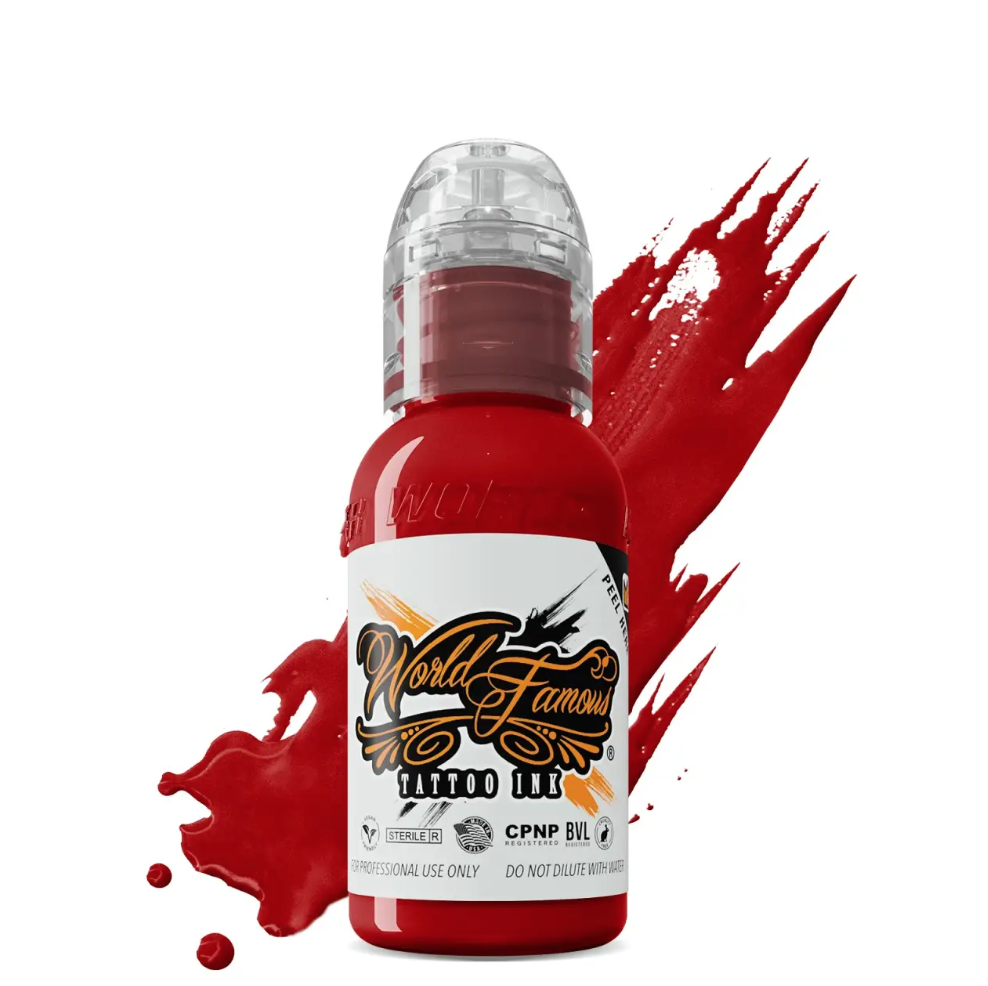 Краска для тату World Famous Ink - Red Hot 15 мл