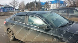 Вітровики вікон Пежо 301 (дефлектори бічних вікон Peugeot 301)