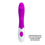 Вібратор-кролик з 30 режимами вібрації Pretty Love Snappy Purple, фото 5