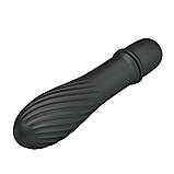 Вібратор невеликого розміру з 10 режимами вібрації Pretty Love Solomon Black – потужне задоволення у компактному розмірі!, фото 3