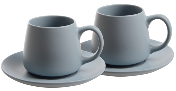Набір чашок для кави Limited Edition COFFEE 2x200 мл із блюдцями (RX-N24704)