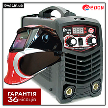 Зварювальний інвертор Edon KW PRO MMA-315 та Маска зварювальна хамелеон Edon KW ED-9000PRO