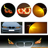 Ангельські глазки БМВ маркери 12Вт яскраве світло LED лампи для фар авто BMW E39 E60 E61 E63 E64 E65 E66 E53 X5 E83 X3 E87, фото 2