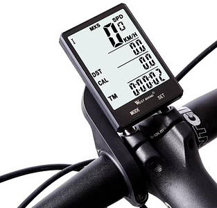 Велокомп'ютер бездротовий WEST Biking E12 екран 2.8" одометр, спідометр