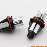 Ангельські глазки БМВ маркери 12Вт яскраве світло LED лампи для фар авто BMW E39 E60 E61 E63 E64 E65 E66 E53 X5 E83 X3 E87, фото 5