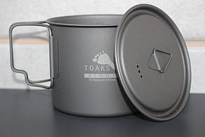 Кухоль титановий Toaks Titanium 550 мл. з чохлом.