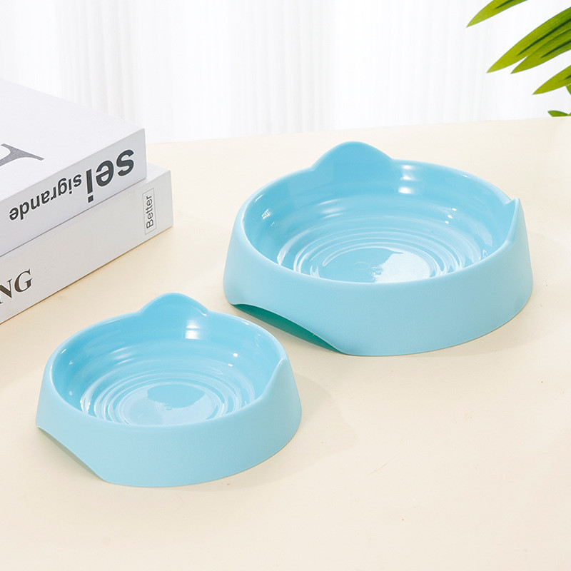 Кругла миска "SEI" для собак 20*16*5.5 см Блакитна, фото 1