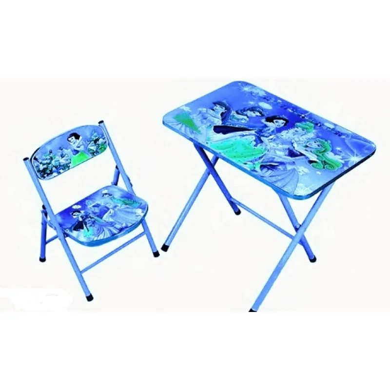 Дитячий складаний столик і стілець Bambi A19-MERM принцеси дисней