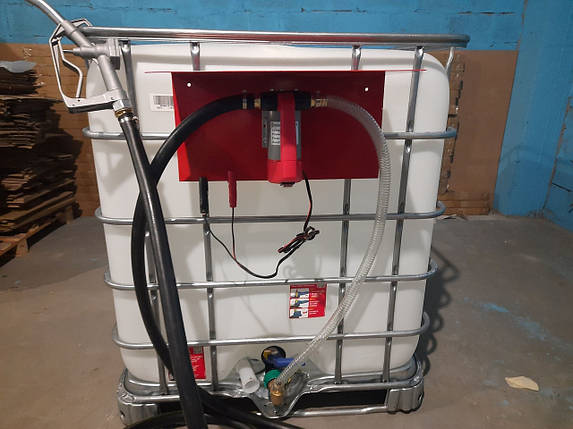 Комплект для перекачування палива на базі єврокубу (RE SL012-1-220V), фото 1