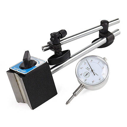 Індикатор стрілочного типу зі стійкою на магнітному утримувачі REWOLT (T0055), фото 3