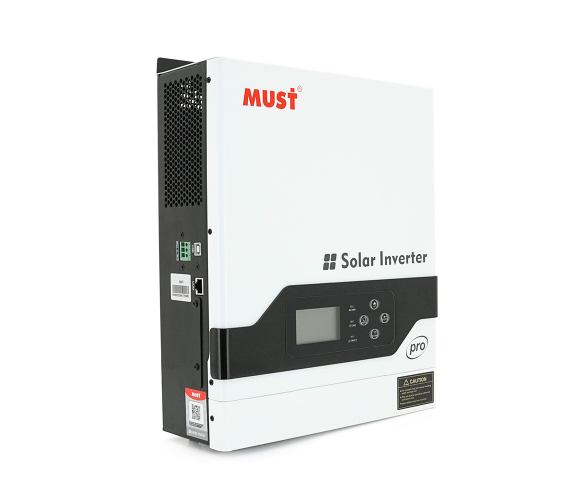 Інвертор гібридний сонячний MUST PV1800-3024PRO, 3000W, 24V, ток заряда 1-100А, MPPT 100А, 450 Vdc Parallel