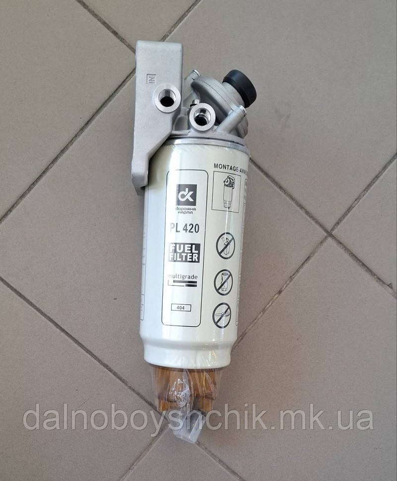 Фільтр паливний (сепаратор) з основою, кришкою-відстійником (420л/рік) (без підігріву) Дорожня карта, фото 1