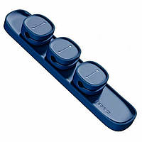 Тримач для кабелів Baseus Peas Cable Clip Blue (ACWDJ-03)