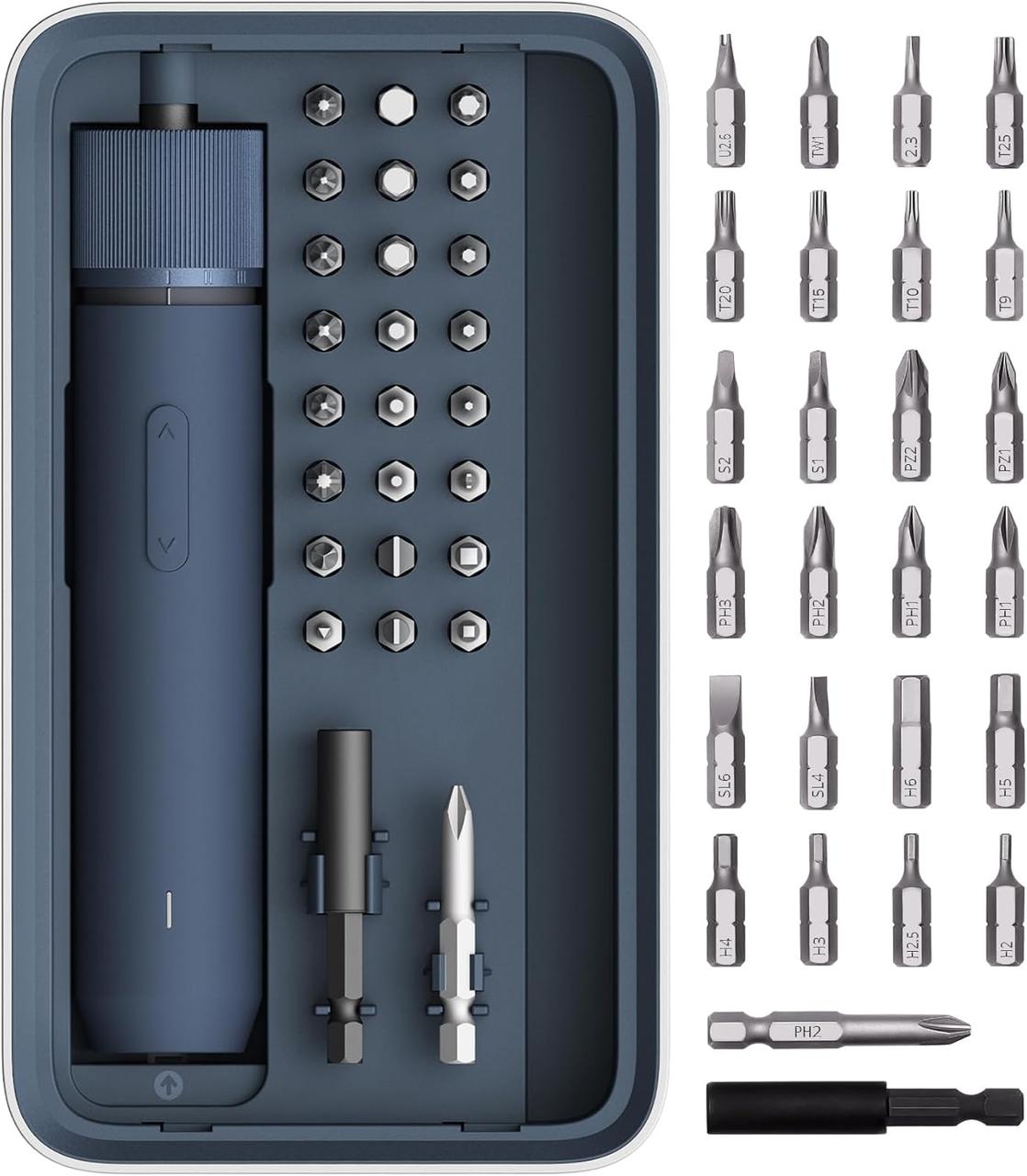 Електрична викрутка HOTO Electric Screwdriver Kit (QWLSD011) з комплектом із 25 предметів