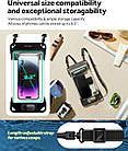 Чохол водонепроникний універсальний Caseology Universal Waterproof Phone Pouch with Pump ACS06257, фото 9