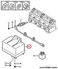Реле свічок розжарювання Fiat Ducato 230, Peugeot Boxer, Citroen Jumper (1994-2002) 1.9TD, 598119, 9614167780, фото 5