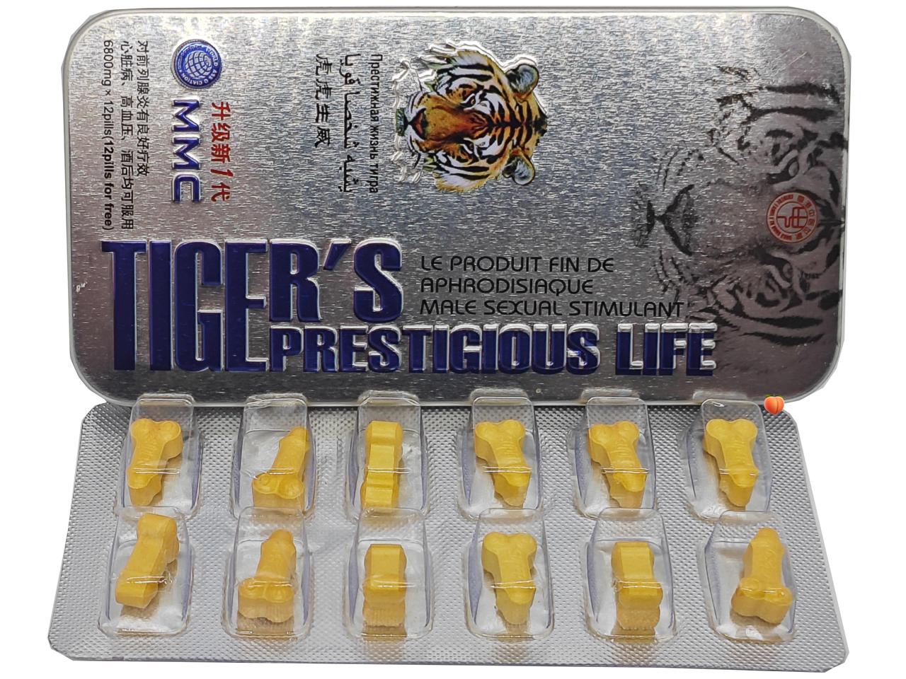 Препарат для чоловіків Престижне життя Тигра Tiger's Prestigious Life 12 шт, фото 1