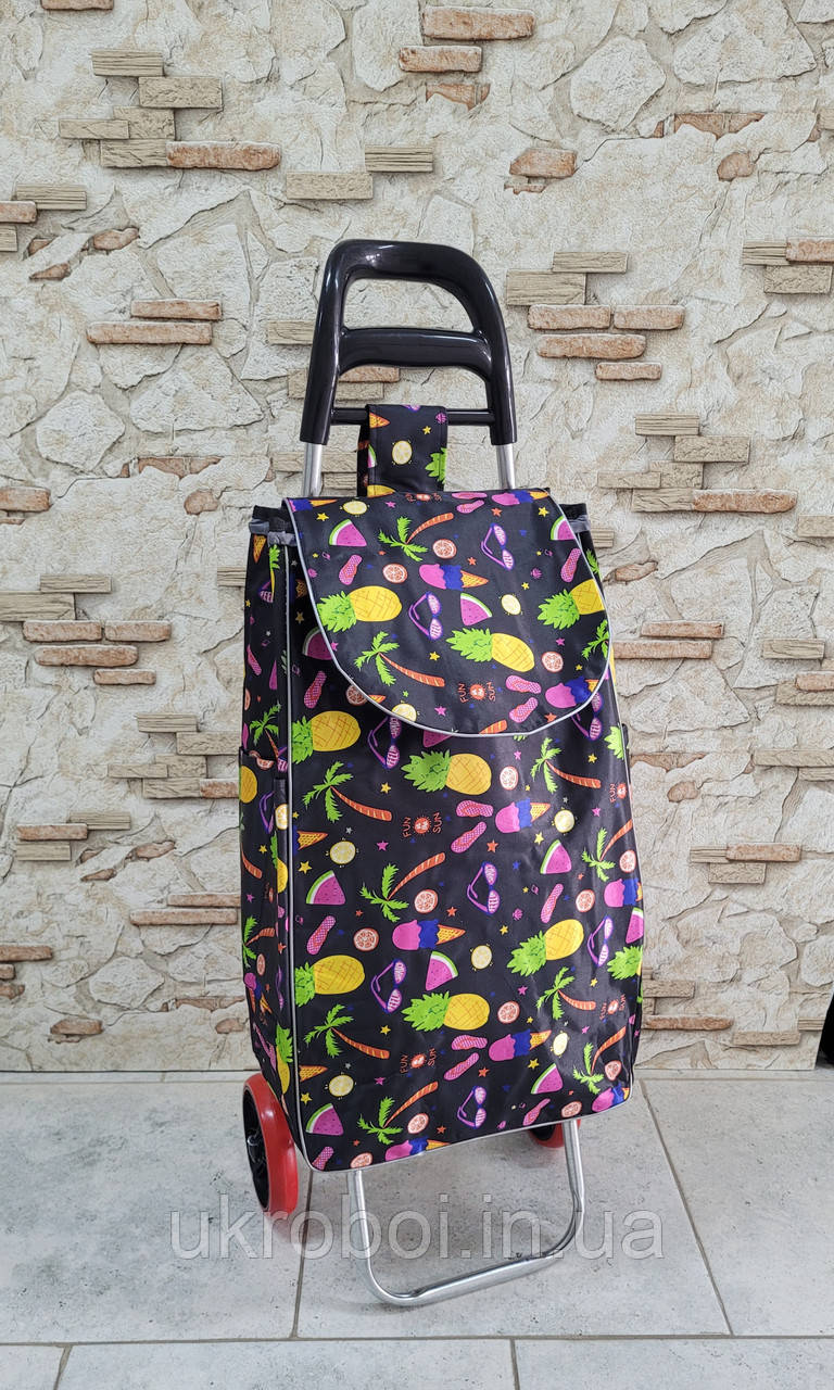 Господарська сумка на посилених колесах із підшипниками, кравчучка із сумкою