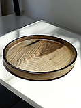 Набір дерев'яного посуду .Піднос . Таця -31 тосм і Три тарілки-салатники, фото 7