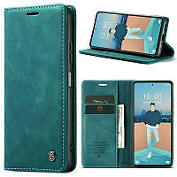 Чохол книжка Caseme з магнітом для Xiaomi Redmi Note 14 5g зелений