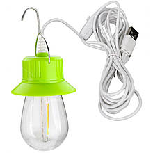 Світлодіодна переносна LED лампа V07-COB, кабель 3 м, гак, живлення від USB/Type-C