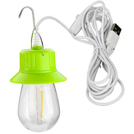 Світлодіодна переносна LED лампа V07-COB, кабель 3 м, гак, живлення від USB/Type-C, фото 1