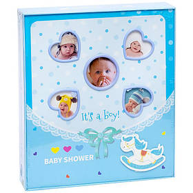 Фотоальбом дитячий на 80 фотографій 10*15см блакитний 6876 KNZ