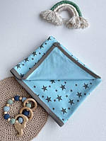 Покривало-плед "Зідроспад" (дв.) (ментоловий, інтерлок/інтерлок, літо, (85*85))