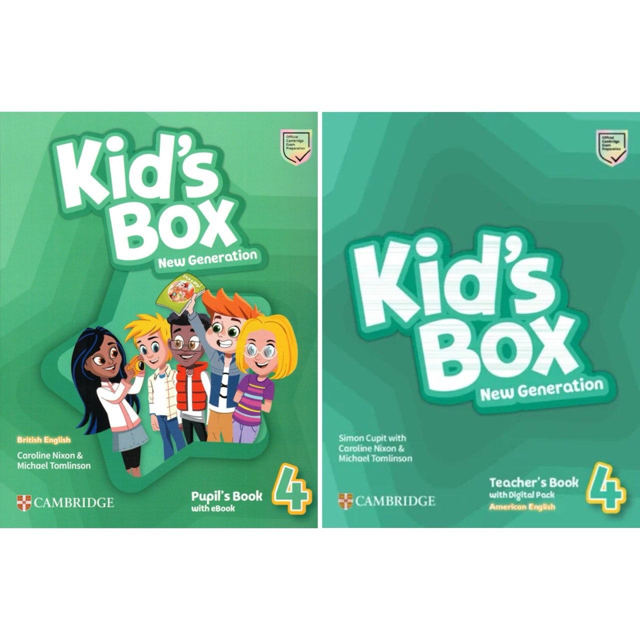 Комплект Kid's Box New Generation 4 Pupil's Book + WorkBook (оригінал), фото 1