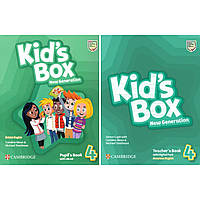 Комплект Kid's Box New Generation 4 Pupil's Book + WorkBook (оригинал)