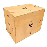 Бокс пліометричний для кросфіт (тумба для кросфіту, пліобокс) 50*60*75 PB.1