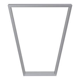 Опора для столу з металу 600×60 мм, H 730 мм 1 шт Сатин