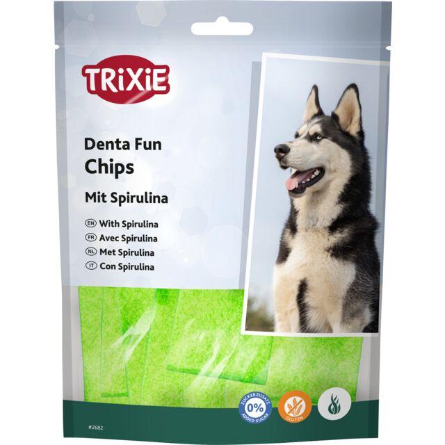 Trixie TX-2682 Denta Fun 100 г чипси для собак зі спіруліною