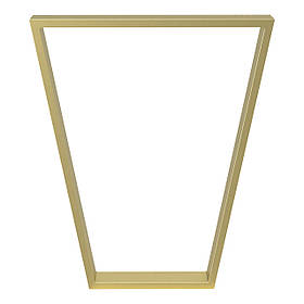 Опора для столу з металу 600×60 мм, H 730 мм 1 шт Золото