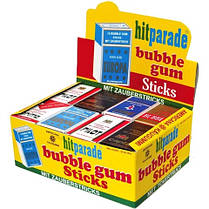 Жувальні Гумки Сигарети 6 видів Hitparade Sticks Bubble Gum 24*44 г Блок Німеччина