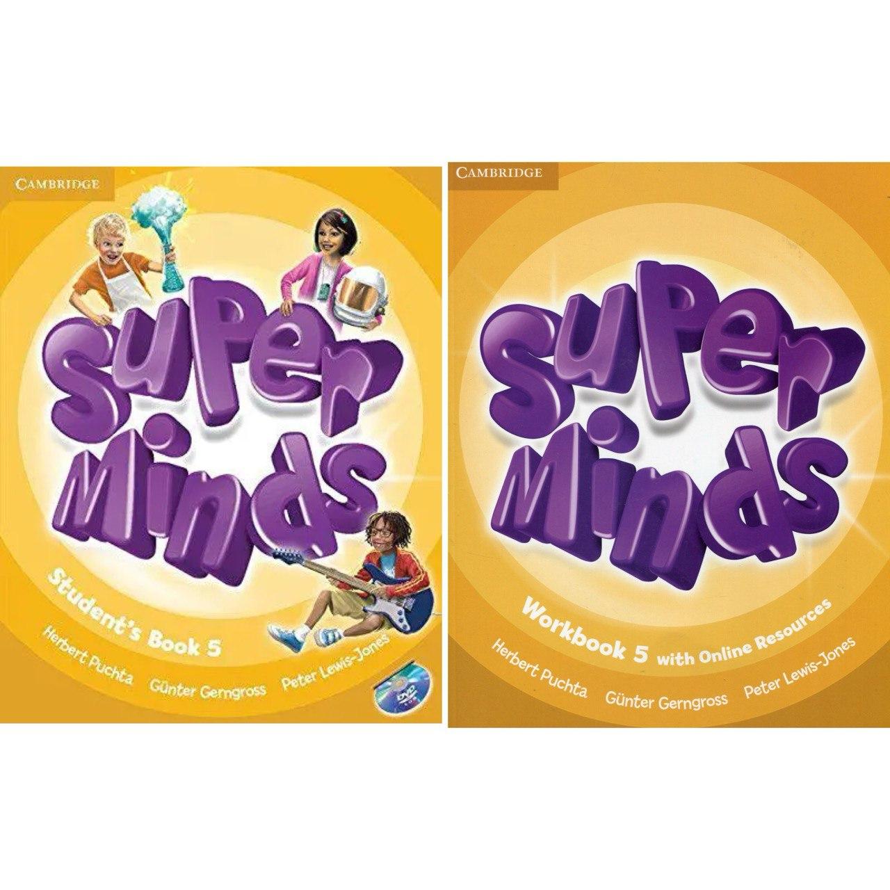 Комплект Super Minds 5 Student's Book + WorkBook