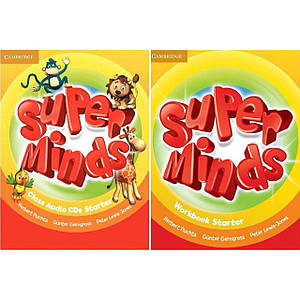 Комплект Super Minds Starter Student's Book + WorkBook (оригінал)