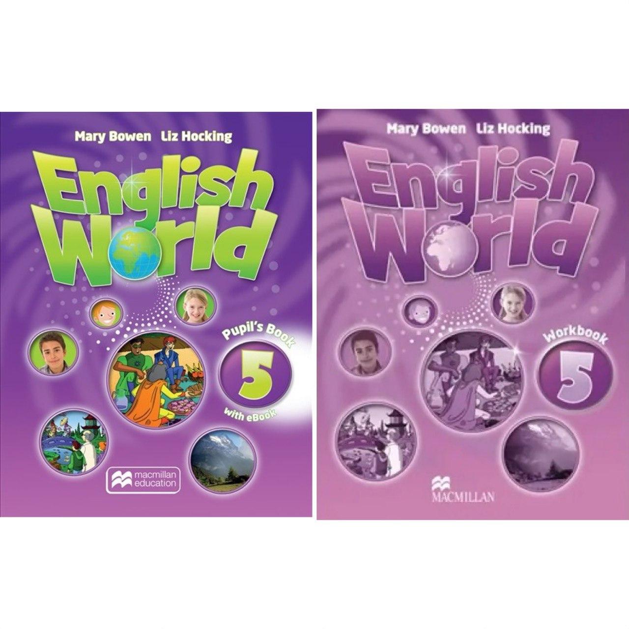 Комплект English World 5 Student's Book + WorkBook (оригінал), фото 1