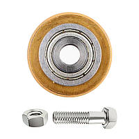 Колесо різальне для плиткоріза 22×5×2мм з підшипником титанове покриття ТМ SIGMA