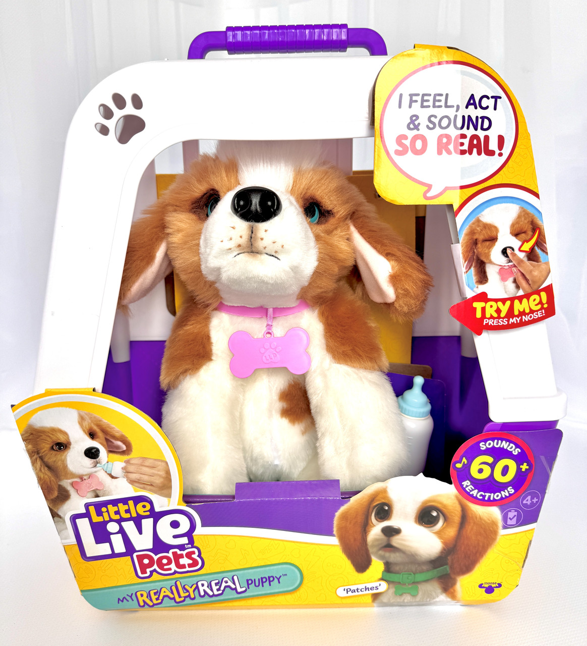 Little Live Pets Мій Лагідне цуценя 33 см Little Live Pets My Really Real Puppy 26548 , Міккі Маус, фото 1