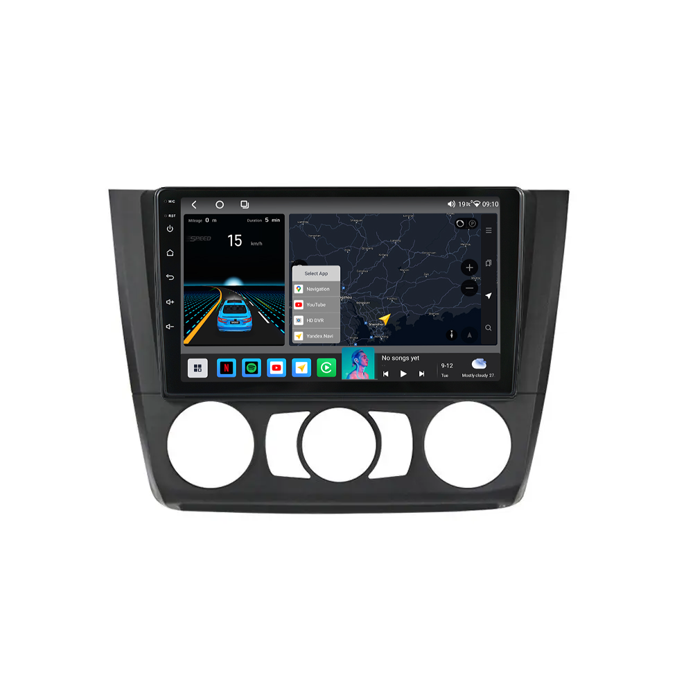 Штатная магнитола Mekede M6 Plus BMW 1-Series E81 E82 E87 E88 (2004 - 2011) CarPlay QleD