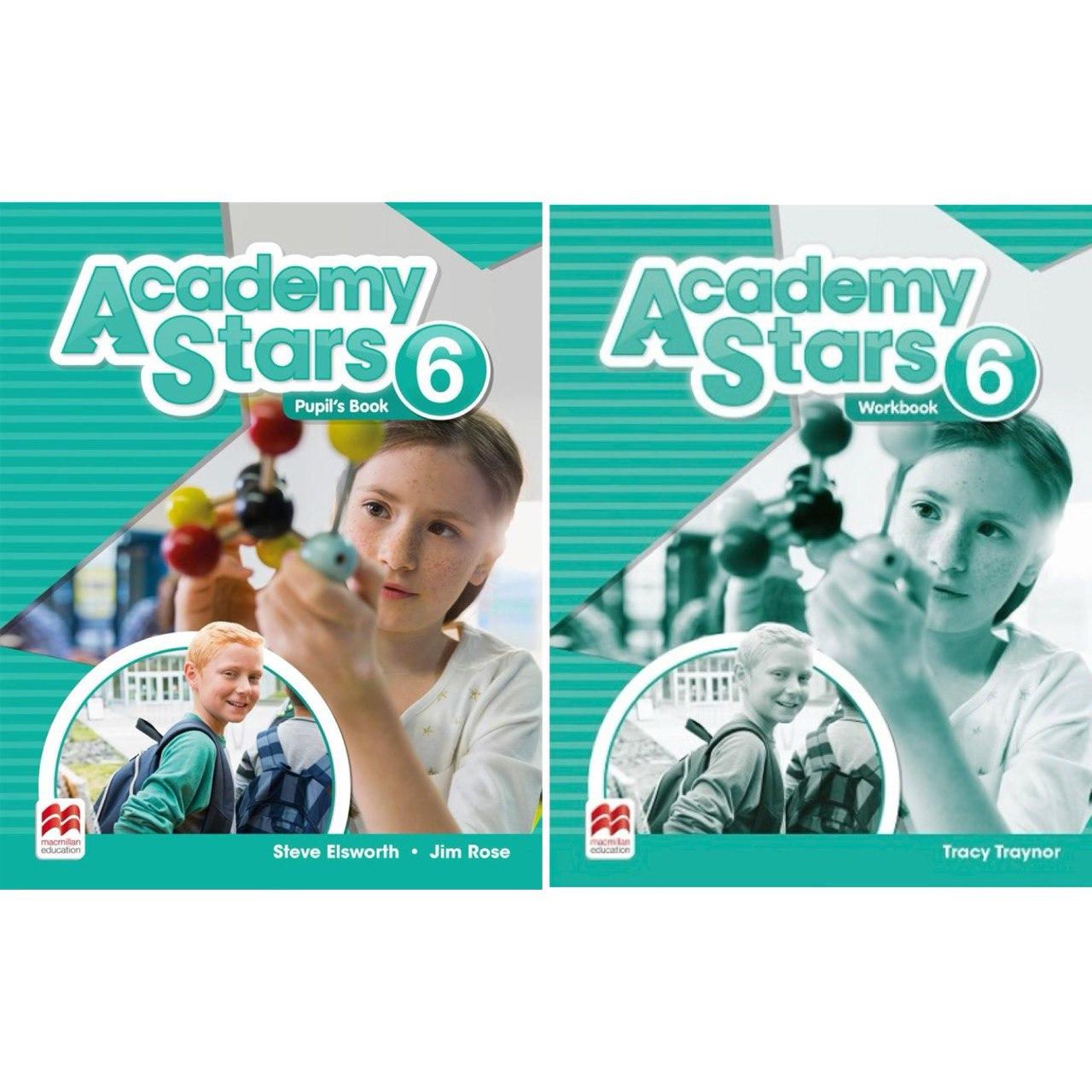 Комплект Academy Stars 6 Pupil's Book + WorkBook (оригінал), фото 1