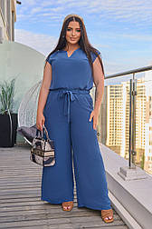 Літній повсякденний жіночий костюм "Fleur" Батал