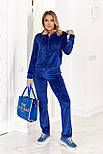 Велюровий спортивний костюм жіночий "Davos" Батал, фото 2